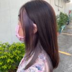 台中豐原特殊色染髮 - 霧感丁香紫耳圈染 Hair by Sunny